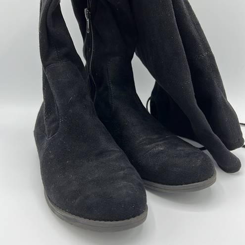 Unisa  OVER THE KNEE BLACK BOOTS SIZE 6 1/2