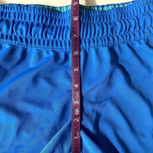 Xersion  Blue & White Stripe Athletic Shorts