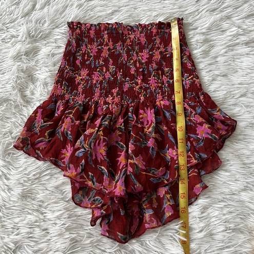 Free People  Featherweight Layering Shorts MULTICOLOR Boho Style size Small NWOT