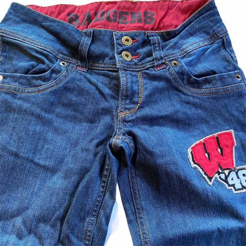 E5 College Classics  UW WI Badgers jeans #48 size 1