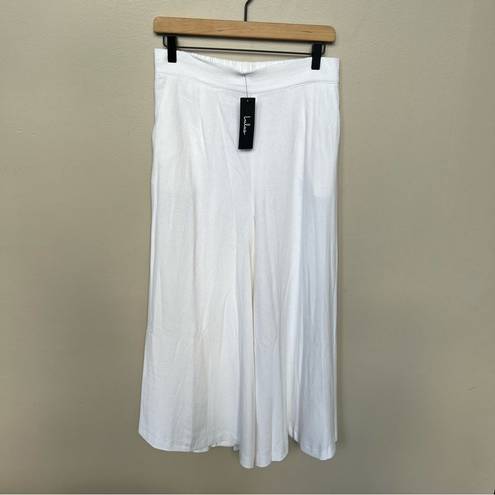 Lulus Lulu’s NWT Sail With Me White High-Waisted Wide-Leg Pants Palazzo Size Medium