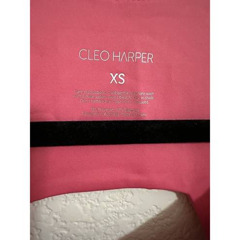 Harper NEW Cleo  Sports Bra Size XS Womens Vashti Bralet Pink With Pads Running