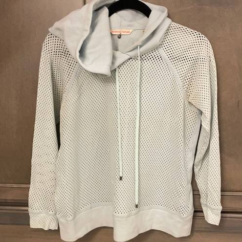 Rebecca Taylor  hooded mesh sweatshirt