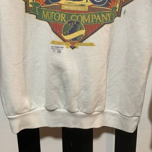 Krass&co Vintage 1990 Harley-Davidson Motor  Crewneck Sweatshirt Size XS/Small