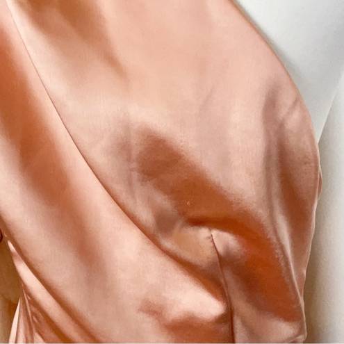 Elliatt  Wanda One Shoulder Dress - Peach Color