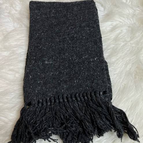 Pacific&Co NY &  Hat and VTG Made in USA scarf Black Gray Speckled