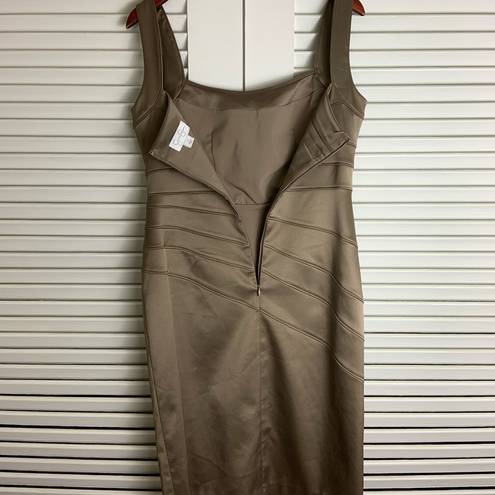 Jessica Simpson 8  Copper Brwn Bodycon club dress