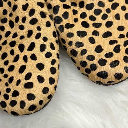 Gap  Cheetah Print Calf Hair Slip On Loafer Dress Shoe 7