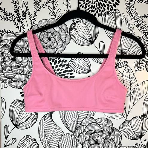 Rip Curl  Crop Ribbed Bikini Top (PINK)