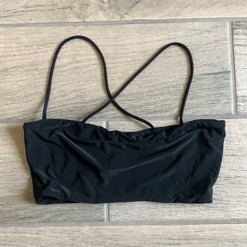 Naked Wardrobe  swim black bikini top