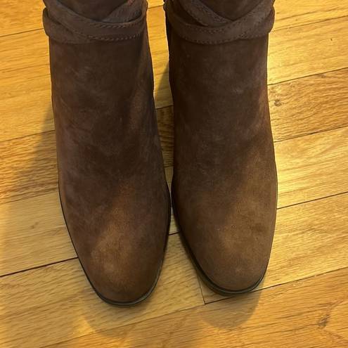 Rag and Bone New  Brown Hazel Buckle Boots Size 7.5