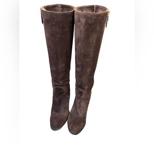 PARKE Marion  Dolly 85 Chocolate Brown Knee High Boots size 37