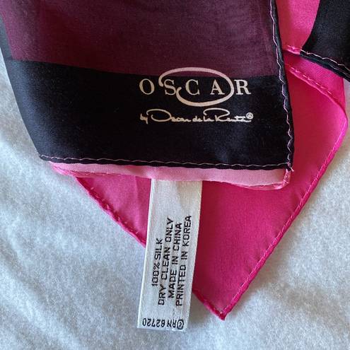 Oscar de la Renta 100% Silk Scarf -  square