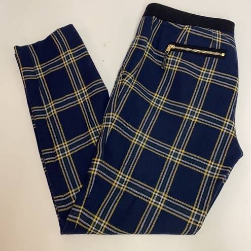 Juicy Couture  Eton' Plaid Crop Pants size 4