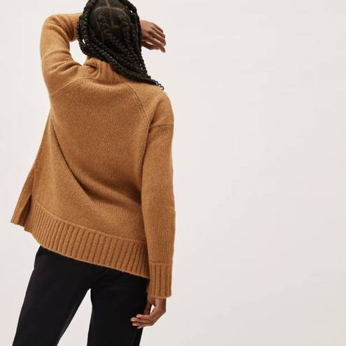 Everlane  The Cloud Oversized Turtleneck in Heathered Chai Medium New Sweater