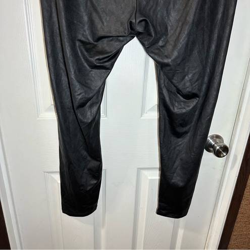 Ava & Viv NWT  Black Print Pull On Leggings size 1X