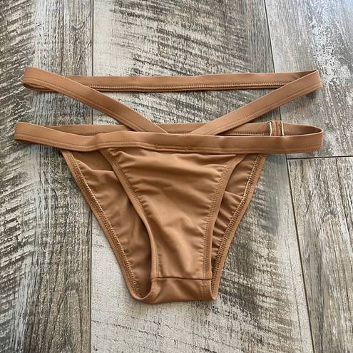 LIONESS Cocoa color bikini bottoms