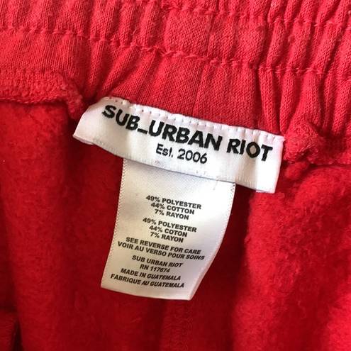 SUB_URBAN RIOT  red sweater pants