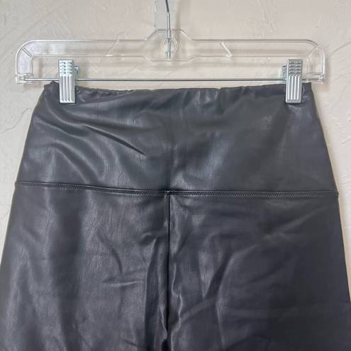 ALLSAINTS NWT All Saints Cora Black faux leather bike shorts size 8