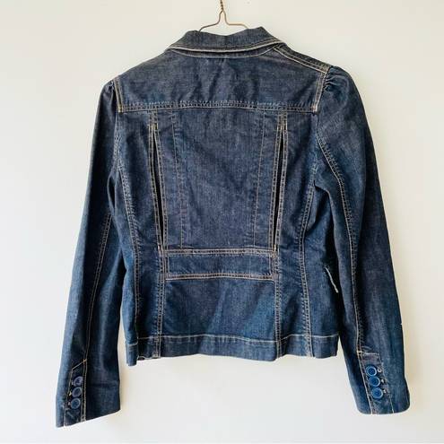 Marc Jacobs  Jean Jacket S Denim Fitted Vented Contrast Stitching Retro y2k