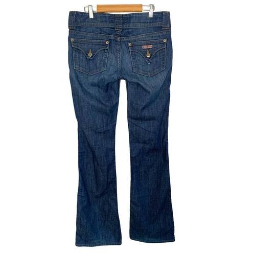 Hudson  Mid Rise Bootcut Womens Denim Jeans Flap Pocket  Size 28 x 33