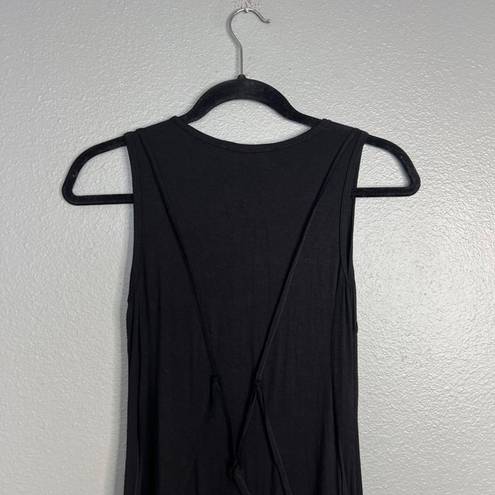 Karen Kane NWOT  Outside Seam Tank Dress Knee Length Jersey Knit Stretch Black XS