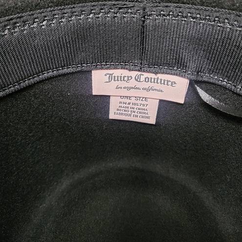 Juicy Couture  Fedora Hat with Leopard Trim