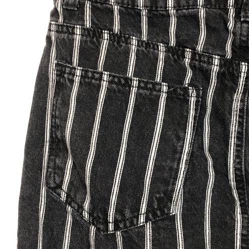 Vanilla Star Jeans Black and White Denim Striped Mini Skirt 27 Juniors 5 Western Jeans Vanilla Star