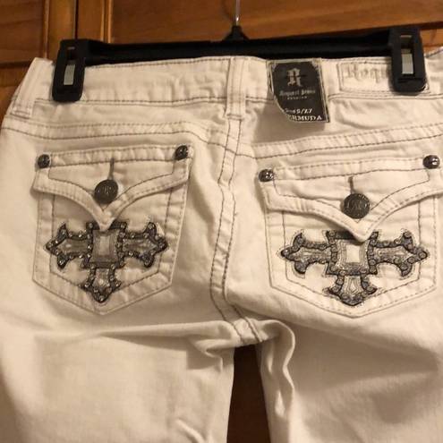 Bermuda NWT White Request Jean Blingy  Shorts Size 5/27
