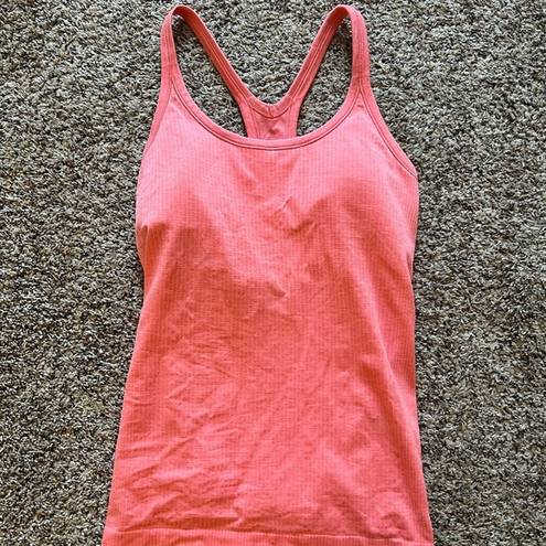 Lululemon  Ebb to Street Tank Top Raspberry Cream Size 8