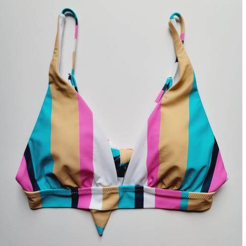 Raisin's  Belle Mar Miami Tie Back Bikini Swim Top Multi Medium