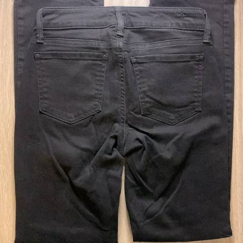 NYDJ  Black Marilyn Straight Denim Jeans Size 0 Petite