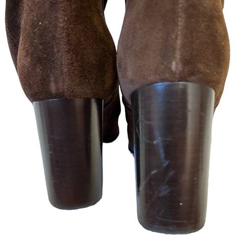PARKE Marion  Dolly 85 Chocolate Brown Knee High Boots size 37