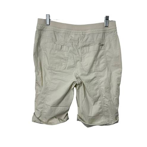 Chico's  Beige Bermuda Cuffed Shorts Women's Size XS 2