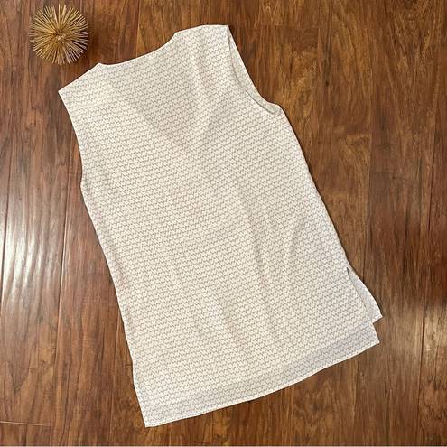 Equipment  100% Silk Sleeveless v Neck Tank Tunic Size Small