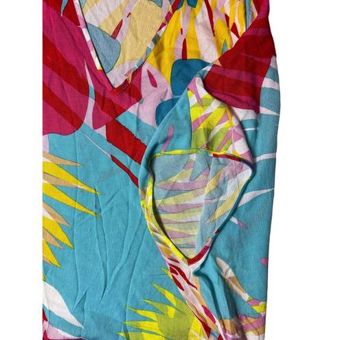 Natori N by  Multicolored Bora Bora Crinkle Caftan Size Large