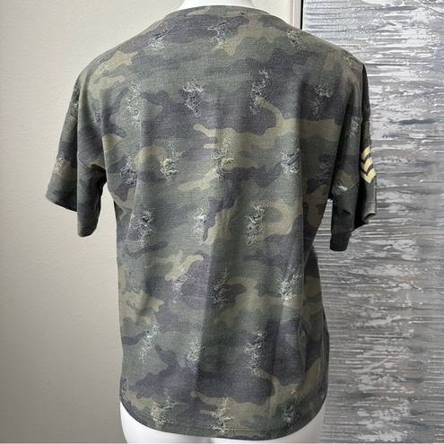 Vintage Havana  Women’s Short Sleeve Camo T-shirt Size S