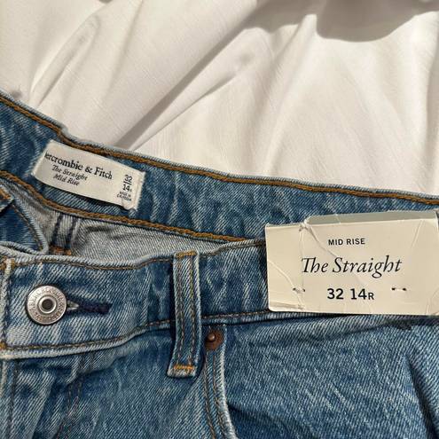 Abercrombie & Fitch Abercrombie Mid Rise 90s straight jean