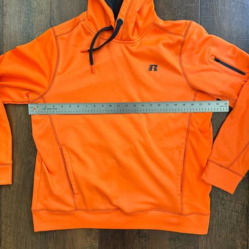 Russell Athletic RUSSEL ATHLETIC blaze orange hoodie, size M