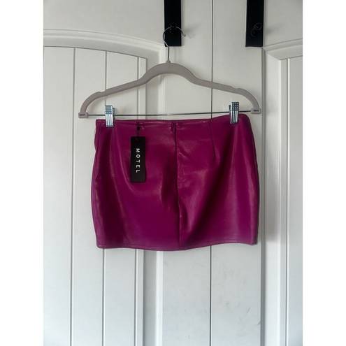 Princess Polly Leather mini skirt