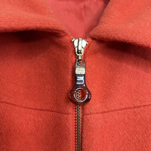 Krass&co CASUAL CORNER &  Orange Wool Blend Zippered Jacket