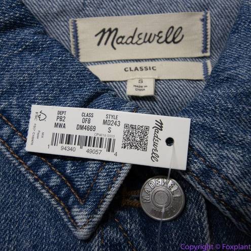 Madewell NEW  The Jean Jacket in Medford Wash, S, MD243