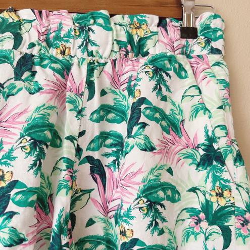 The Loft NWT Fluid Pull On Shorts in Botanical