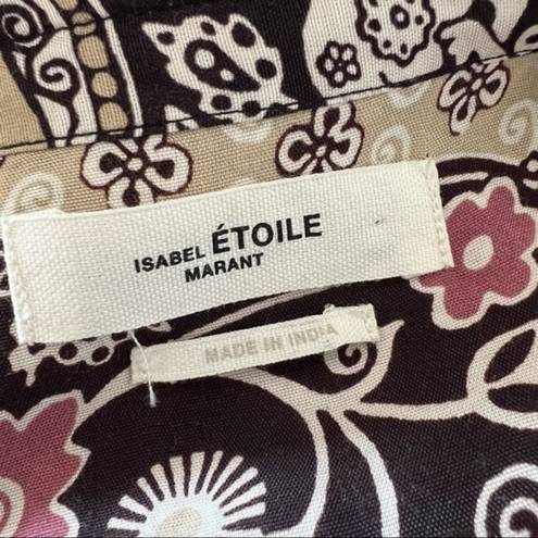 Isabel Marant EUC  Etoile Black and Beige Catchell‎ Blouse, 34