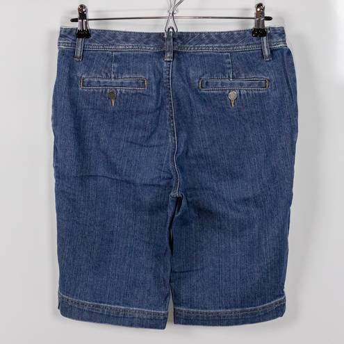 Liz Claiborne  Denim Bermuda Shorts