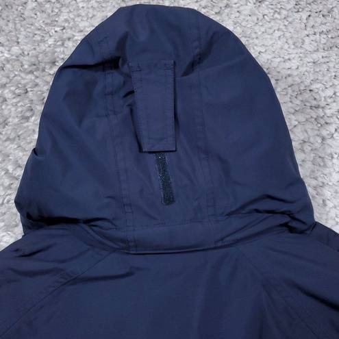 L.L.Bean READ  Women’s Blue Thinsulate Double Zipper Hooded Coat Jacket Medium