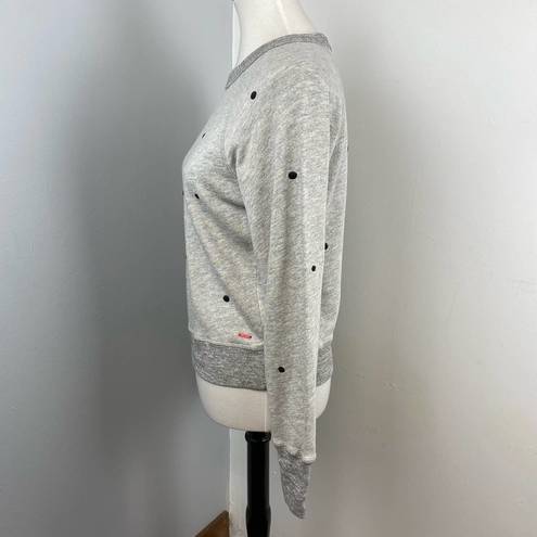 n:philanthropy NEW  Polka Dot Sweatshirt Heather Gray Small