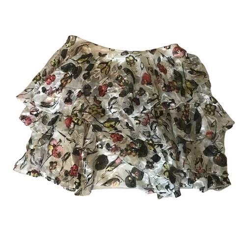 Jason Wu Grey by  Silk Blend Floral Skirt Size 2