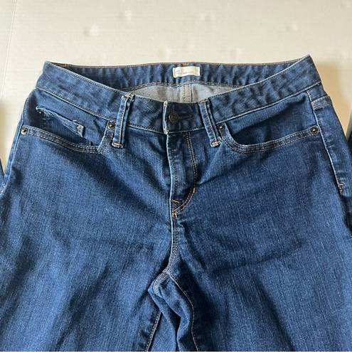 Gap  Long and lean mid rise jeans medium blue size 26 L boot cut flare