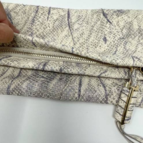 Stella & Dot  Crosby Snakeskin Print Leather Crossbody, NWOT, MSRP $248